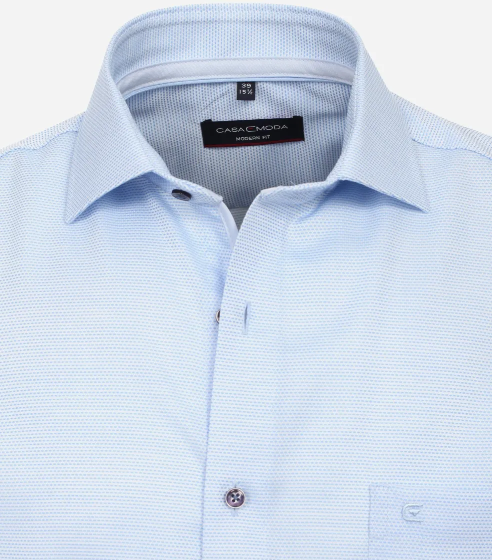 CASA MODA modern fit overhemd, dobby, blauw