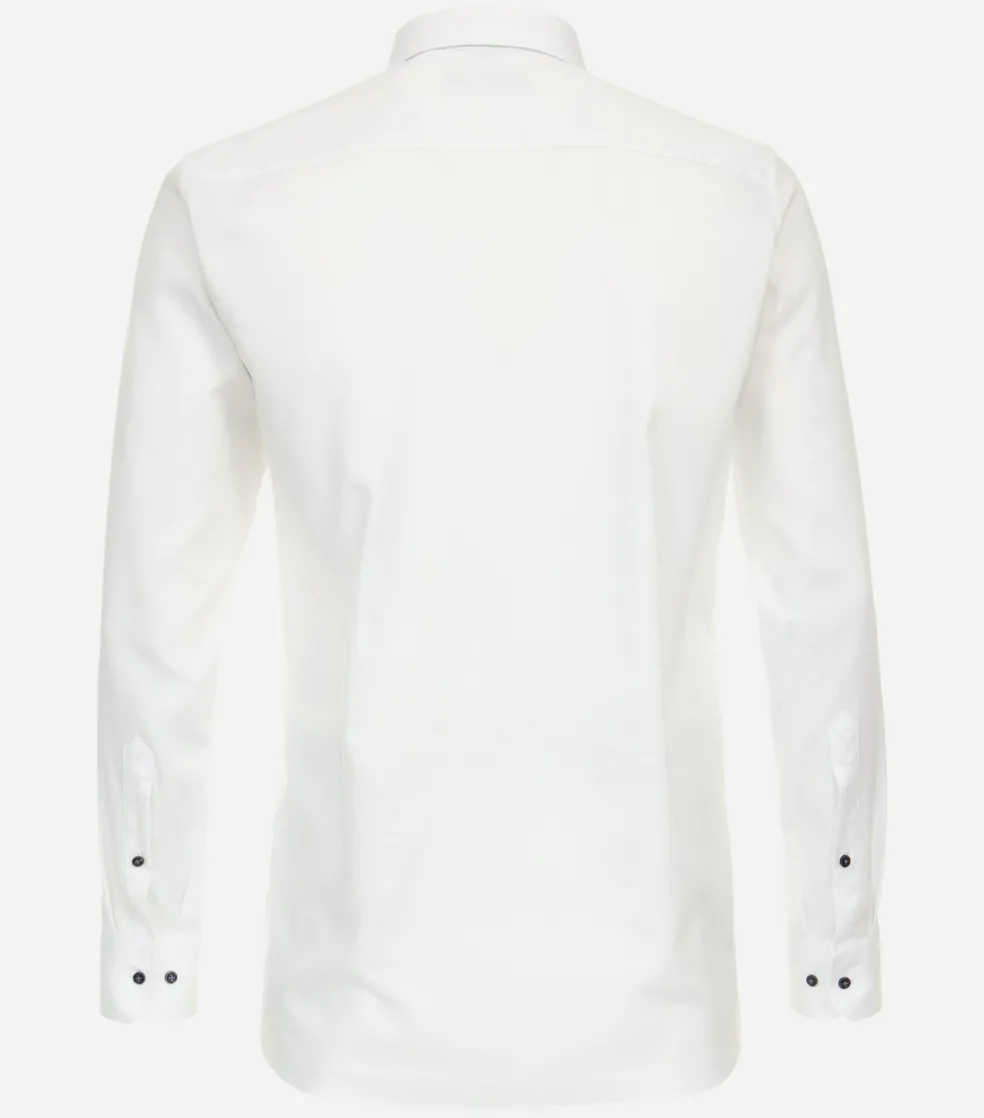 CASA MODA modern fit overhemd, dobby, wit