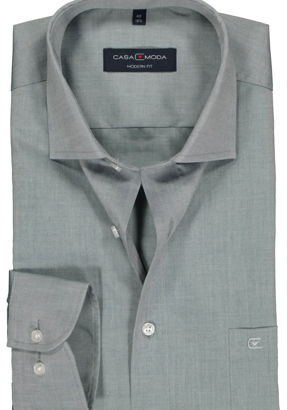 CASA MODA modern fit overhemd, grijs