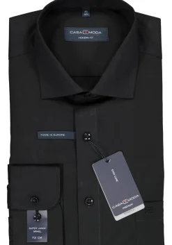 CASA MODA modern fit overhemd, mouwlengte 72 cm, zwart