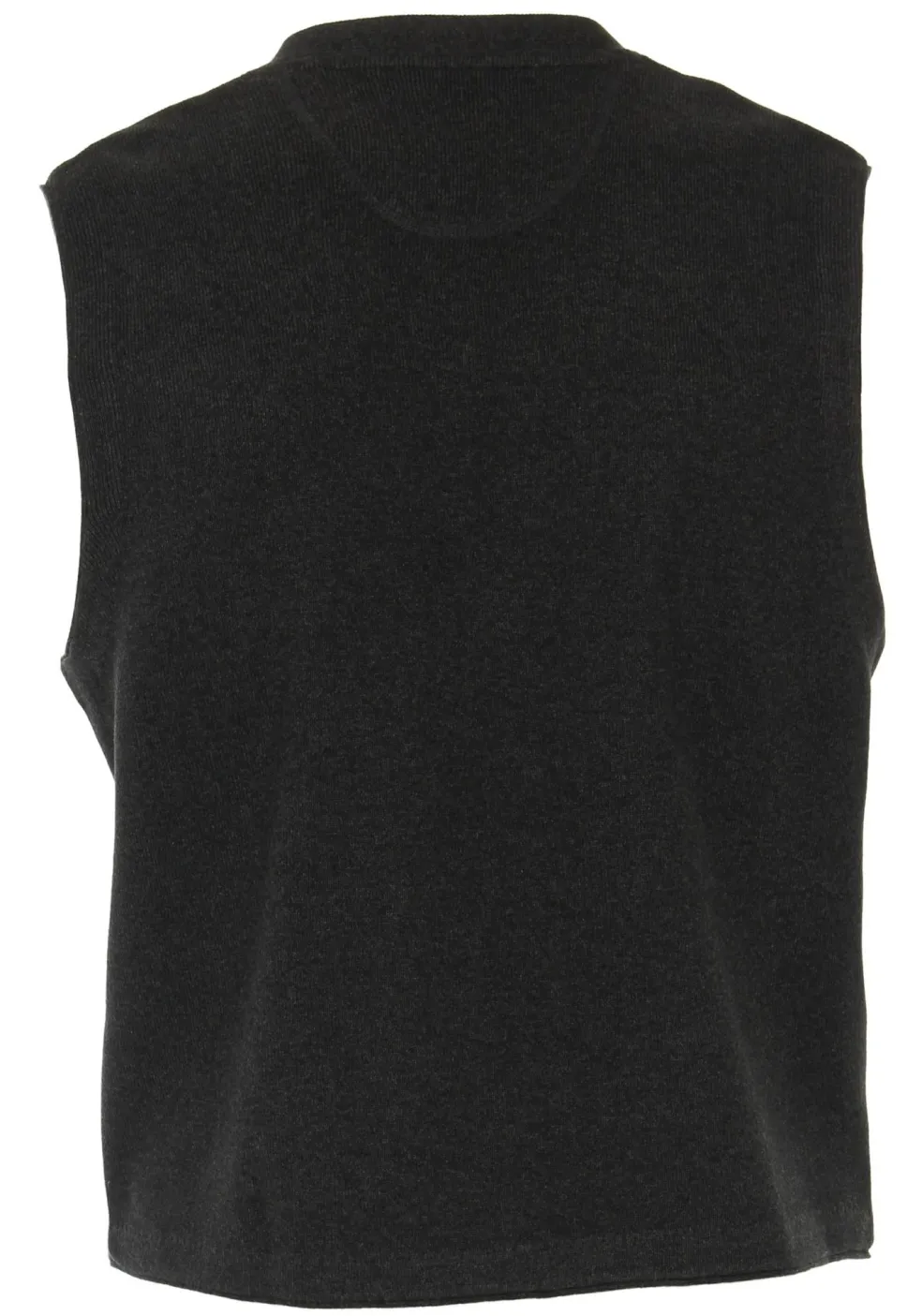 CASA MODA mouwloos heren vest katoen, antraciet