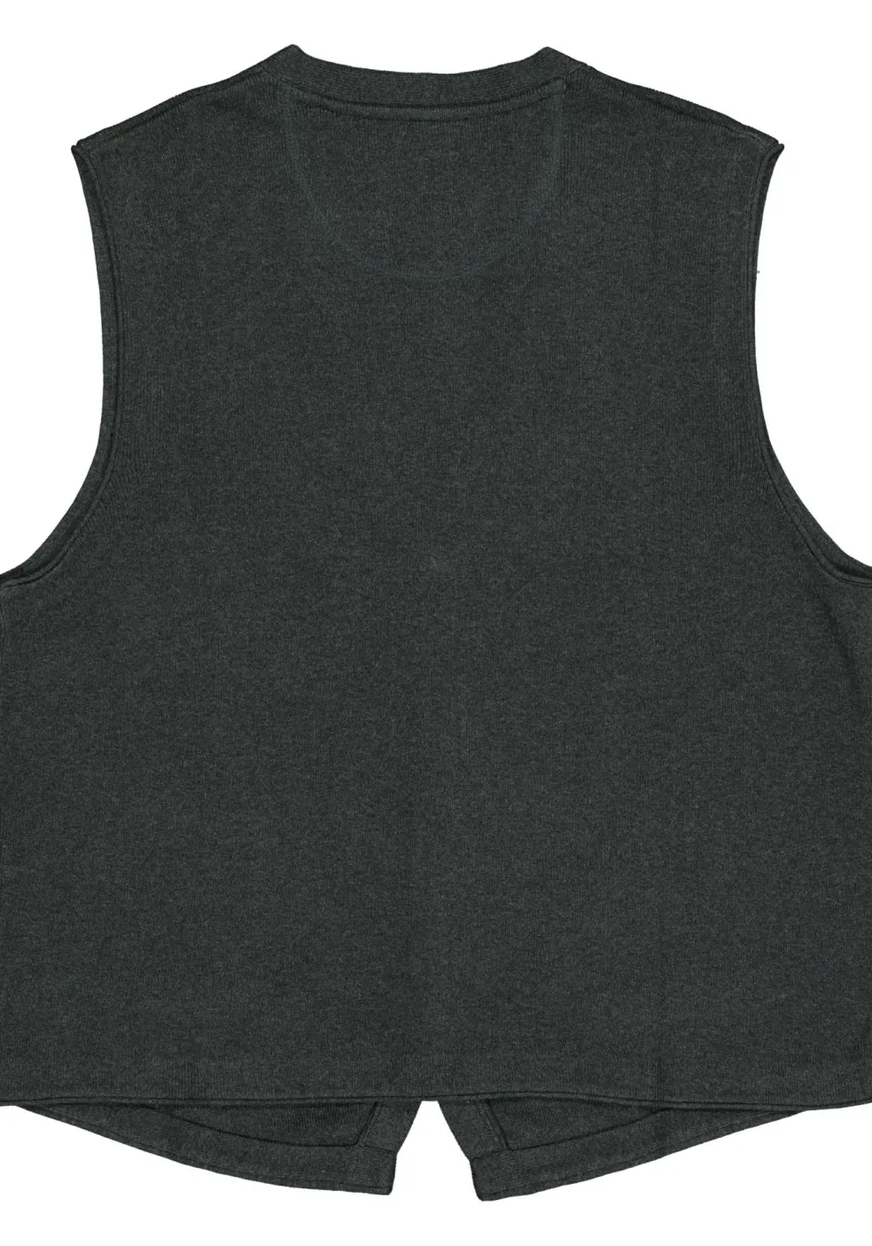 CASA MODA mouwloos heren vest katoen, antraciet