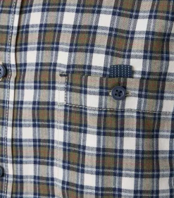 CASA MODA Sport casual fit overhemd, twill, blauw geruit