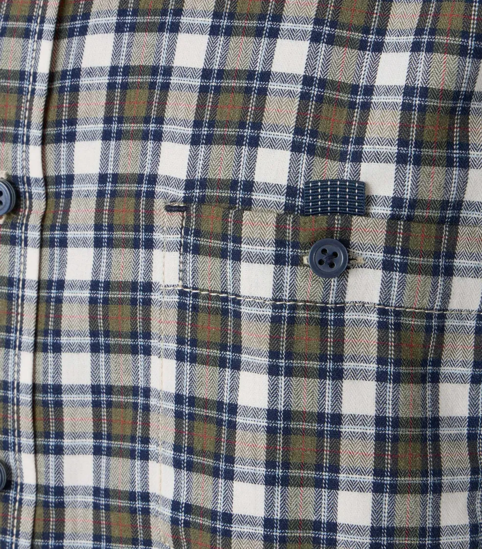 CASA MODA Sport casual fit overhemd, twill, blauw geruit