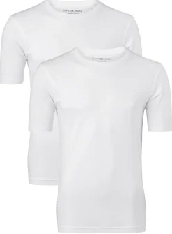CASA MODA T-shirts (2-pack), O-neck, wit