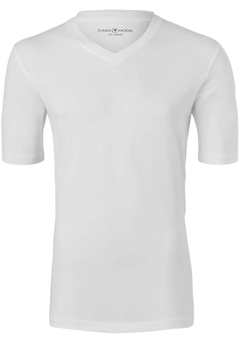 CASA MODA T-shirts (2-pack), V-neck, wit