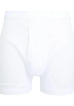Ceceba heren boxer met gulp (1-pack), dubbelrib, wit