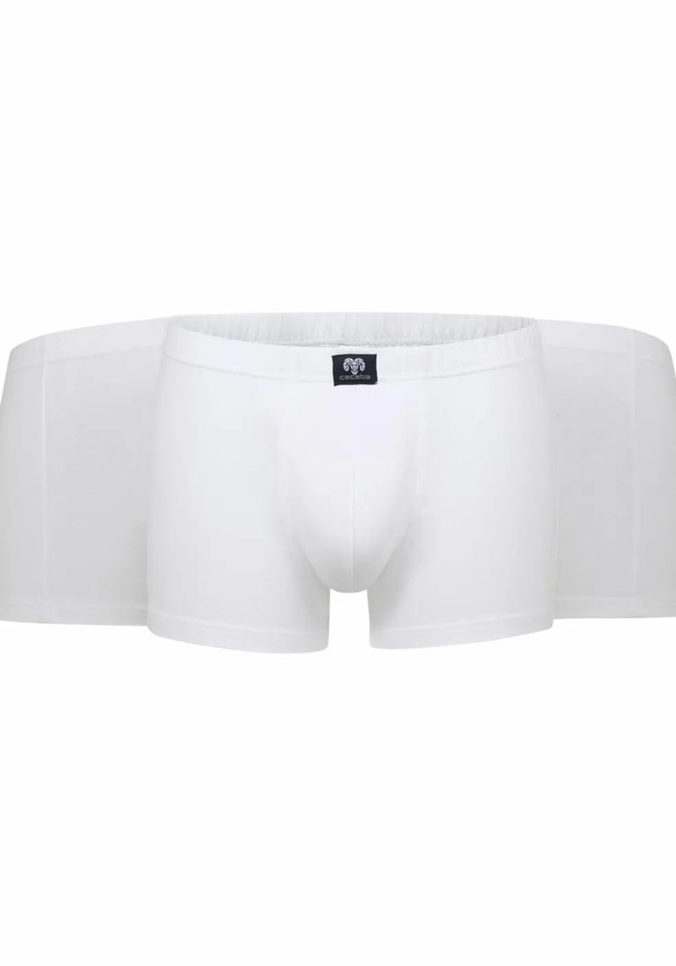 Ceceba heren boxer normale lengte (3-pack), wit