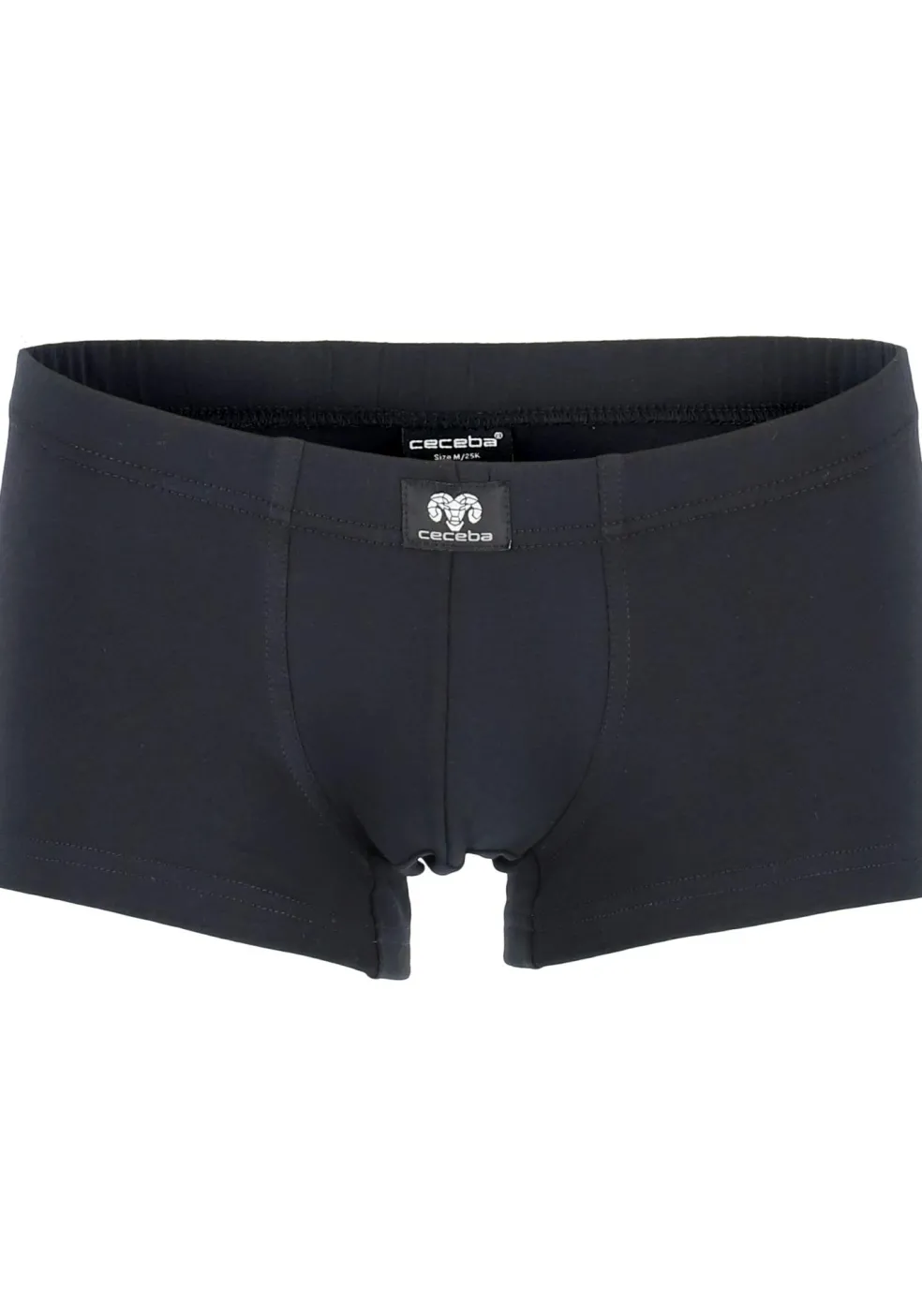 Ceceba heren boxers buikmodel (2-pack), zwart