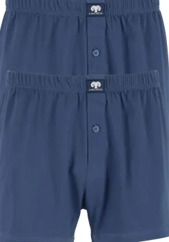 Ceceba heren boxershorts wijd (2-pack), blauw