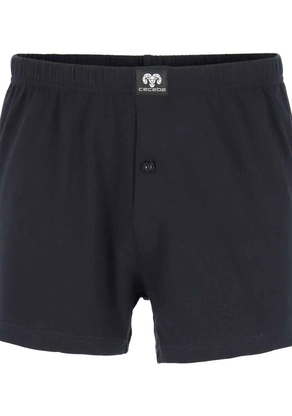 Ceceba heren boxershorts wijd (2-pack), zwart