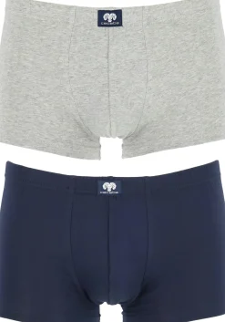 Ceceba heren boxers (2-pack), grijs en donkerblauw
