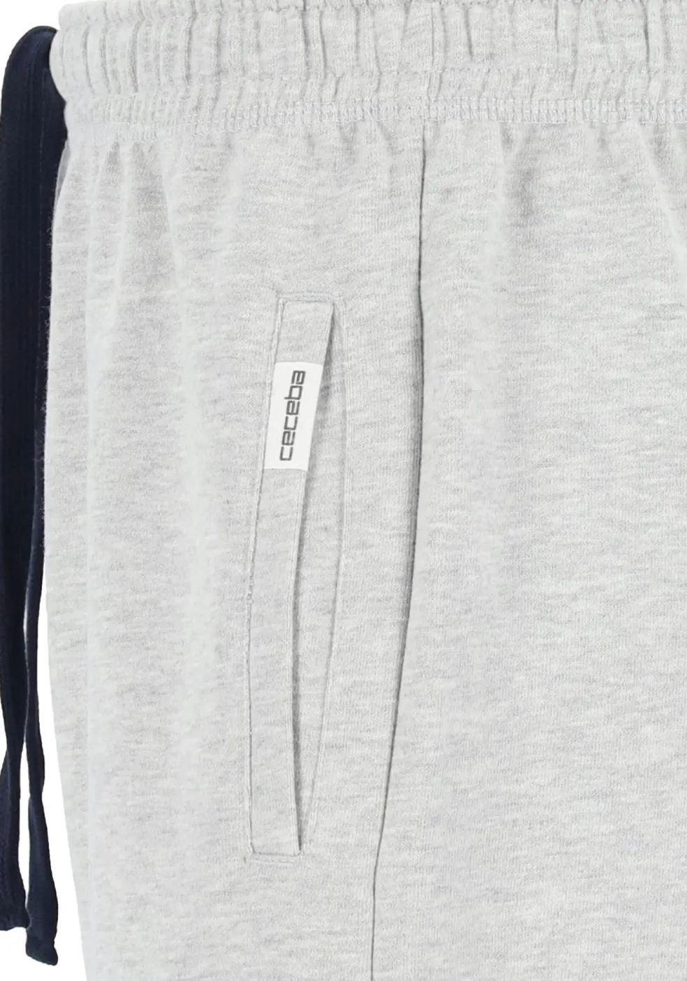 Ceceba heren joggingbroek kort (dik), grijs