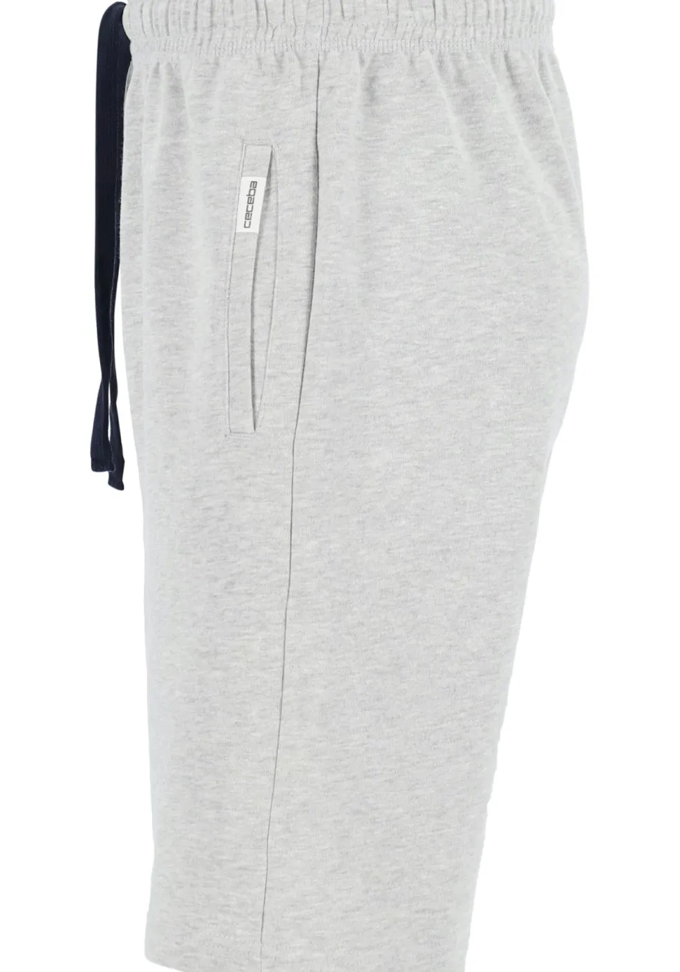 Ceceba heren joggingbroek kort (dik), grijs
