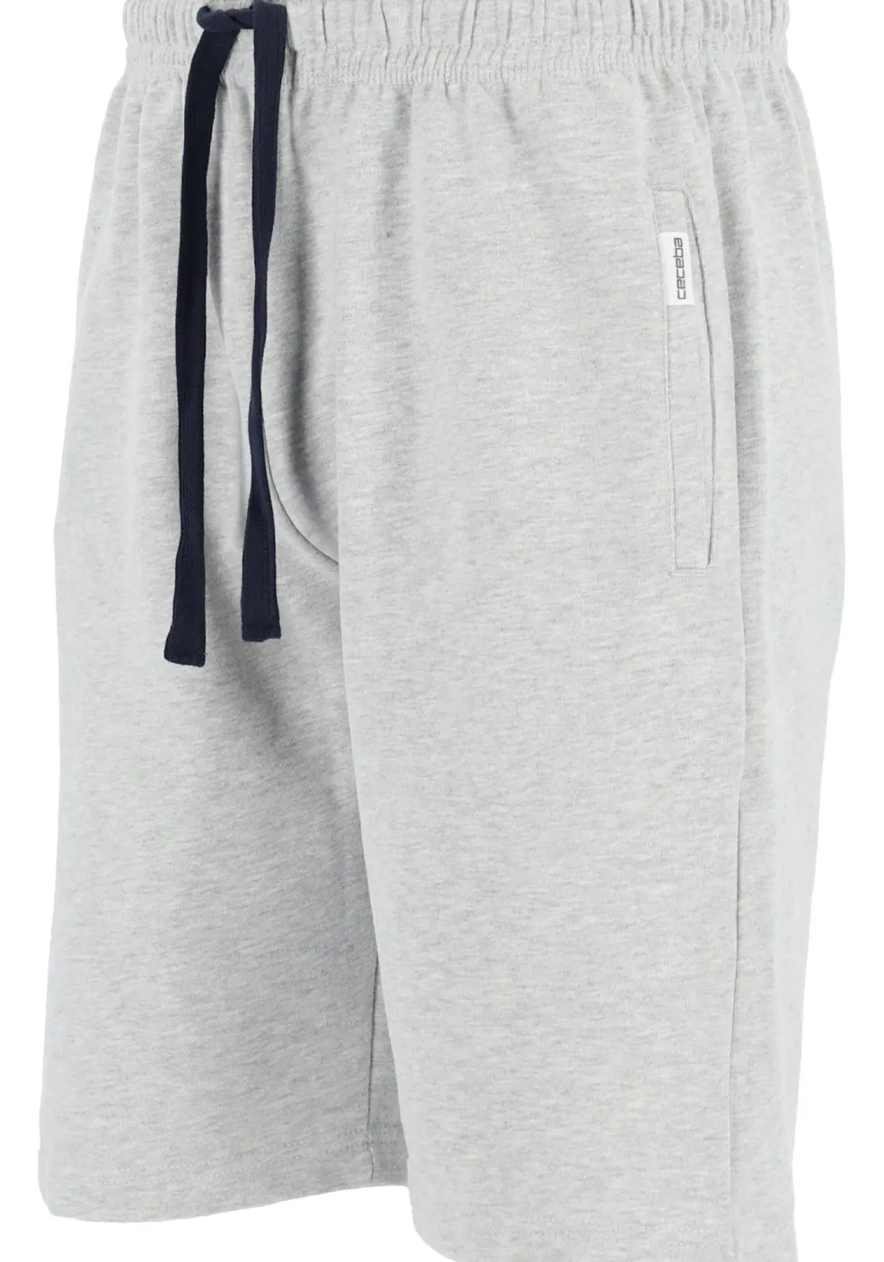 Ceceba heren joggingbroek kort (dik), grijs