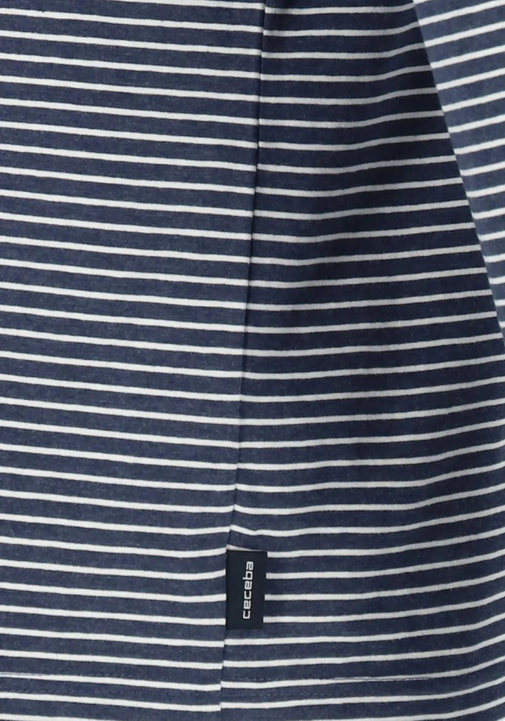 Ceceba heren pyjama, blauw met wit gestreept