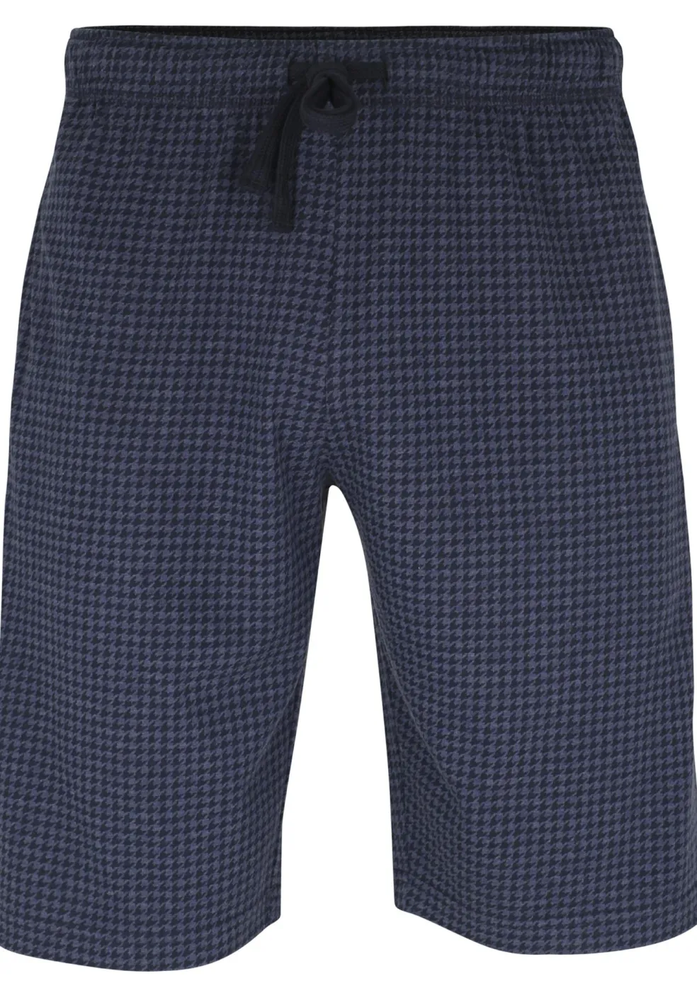Ceceba heren pyjamabroek kort, blauw pied de poule