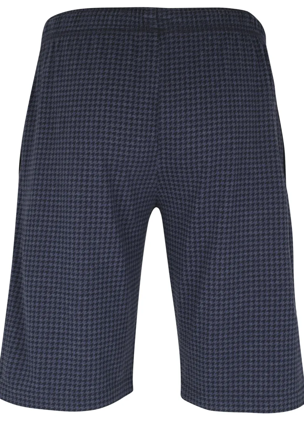 Ceceba heren pyjamabroek kort, blauw pied de poule