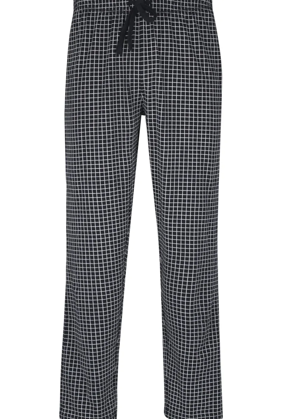 Ceceba heren pyjamabroek lang, donkerblauw met wit geruit