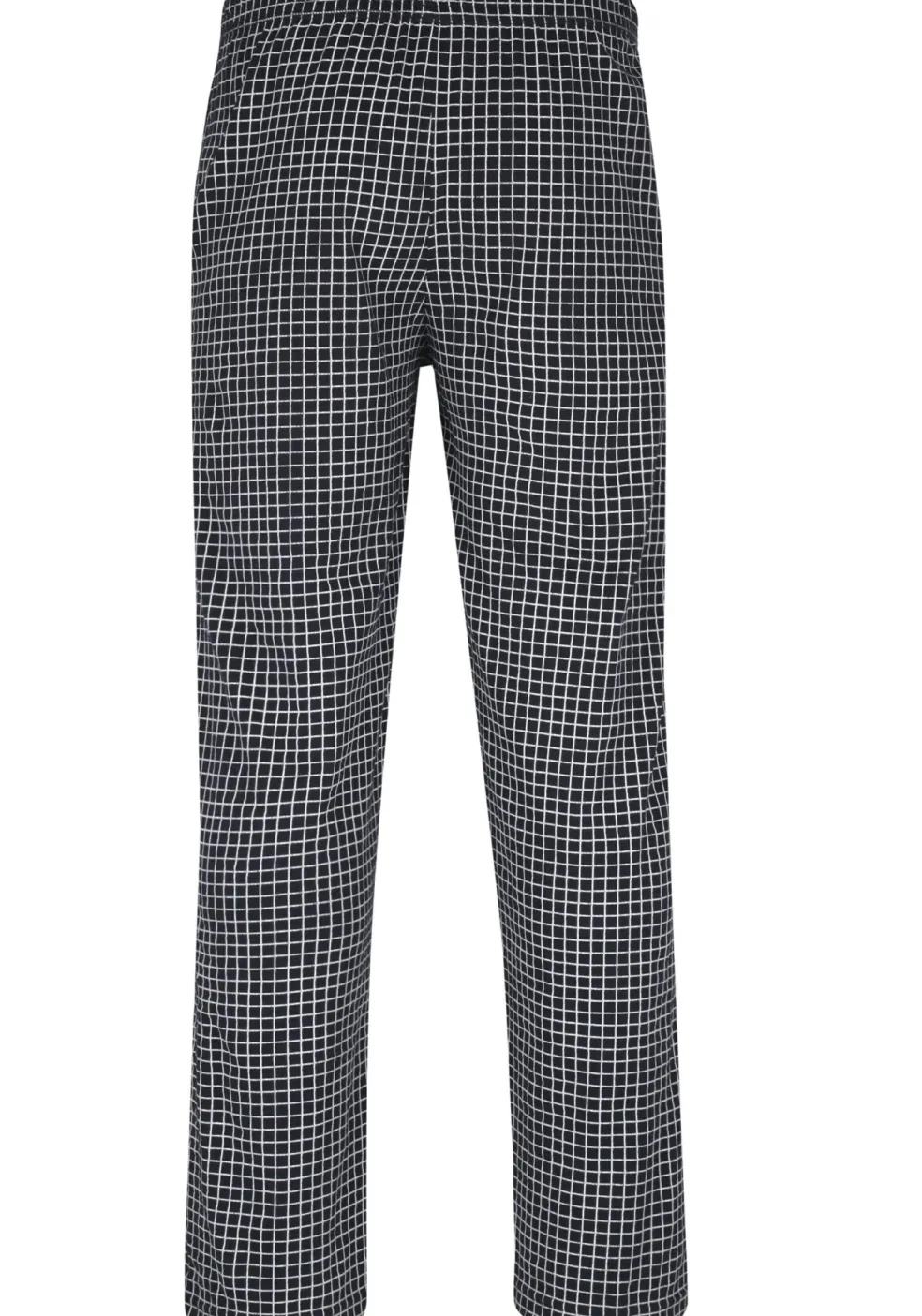 Ceceba heren pyjamabroek lang, donkerblauw met wit geruit