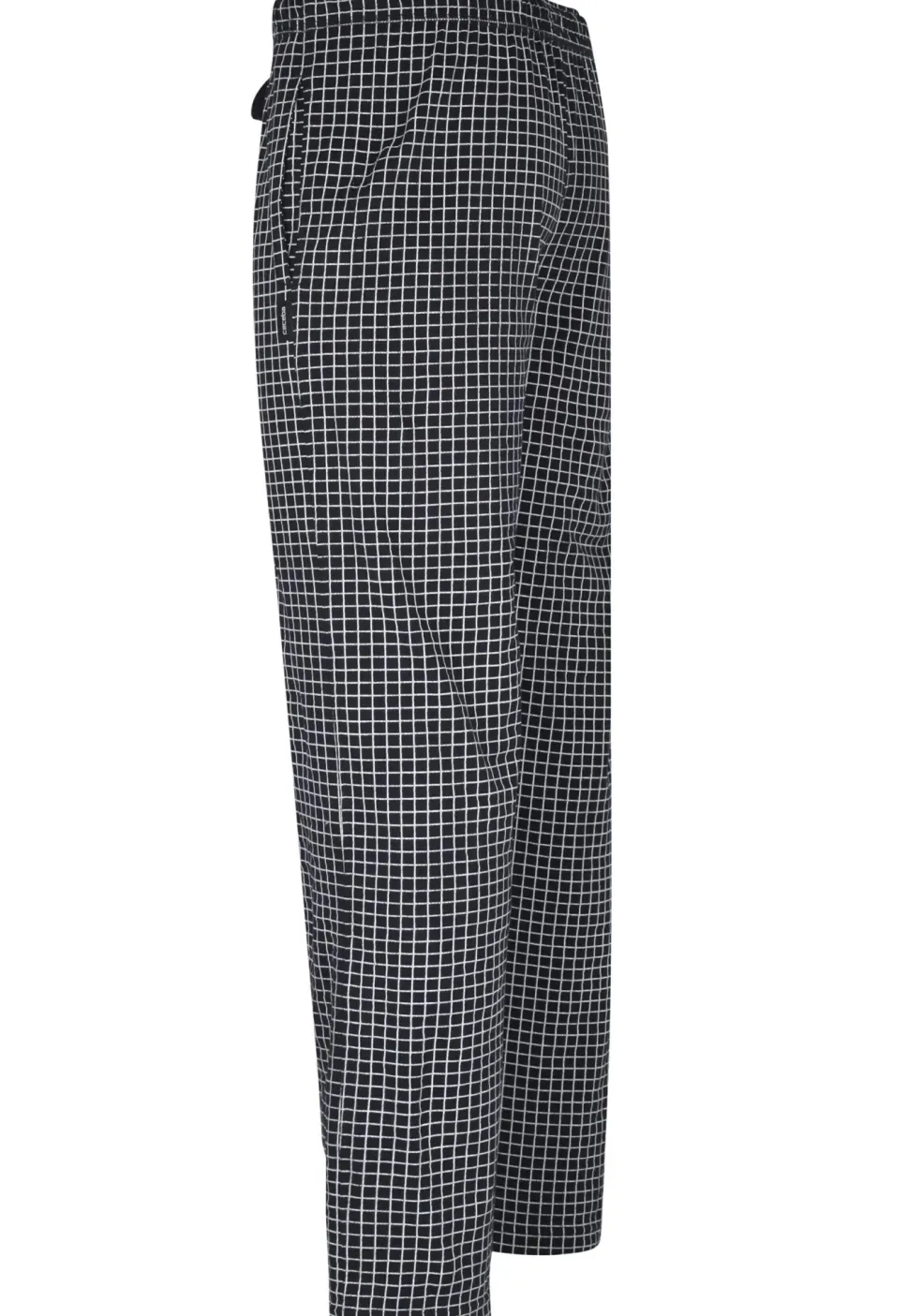 Ceceba heren pyjamabroek lang, donkerblauw met wit geruit