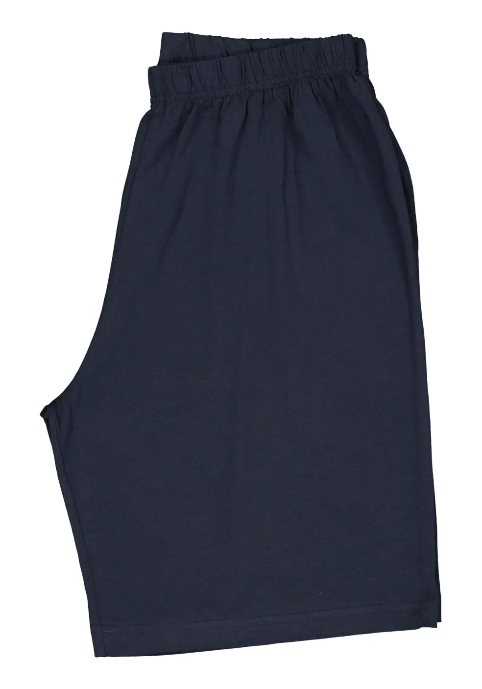 Ceceba heren shortama, donkerblauw met wit geruit