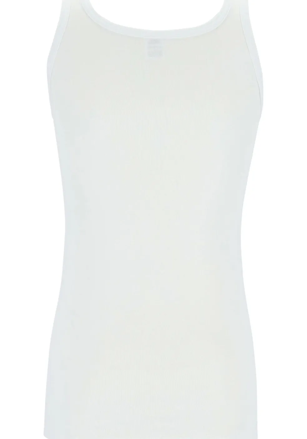 Ceceba heren singlets fijnrib regular fit (2-pack), wit