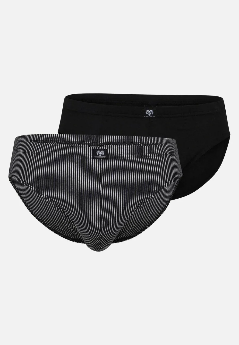 Ceceba heren sport slip (2-pack), zwart