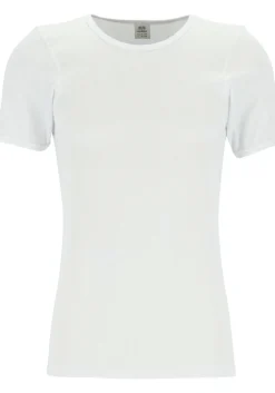 Ceceba heren T-shirt dubbelrib regular fit (1-pack), O-hals, wit