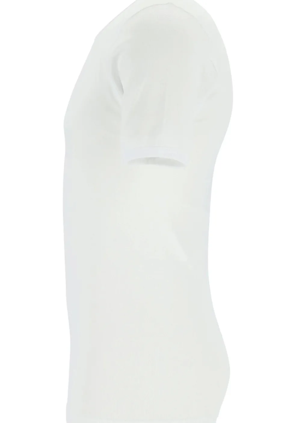Ceceba heren T-shirt fijnrib regular fit (1-pack), O-hals, wit
