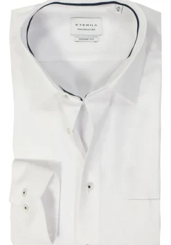 ETERNA comfort fit overhemd, natte, wit