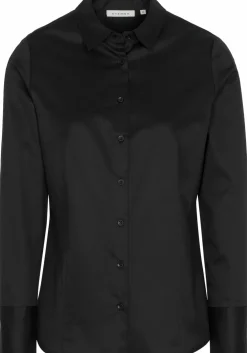 ETERNA dames blouse modern classic, zwart