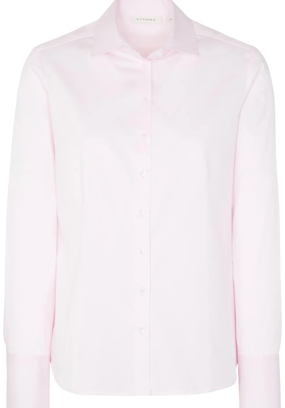 ETERNA dames blouse modern classic, stretch satijnbinding, roze