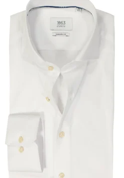ETERNA modern fit overhemd, jersey heren overhemd, wit