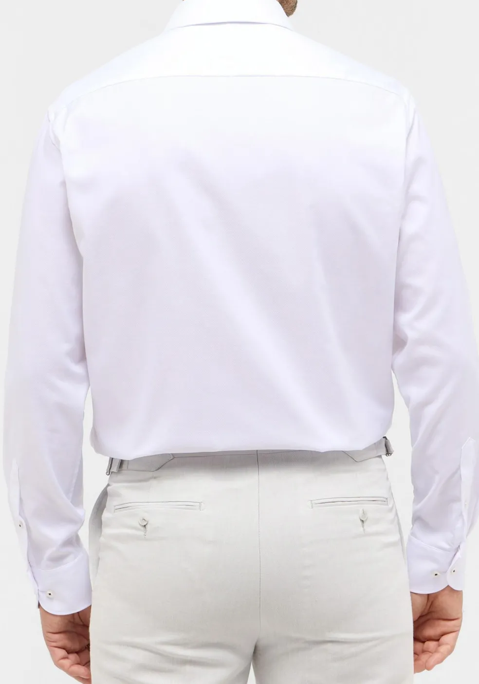 ETERNA modern fit overhemd, natte, wit