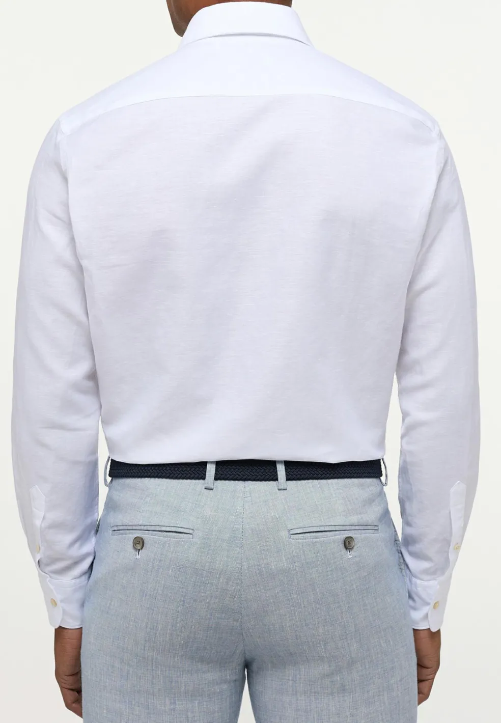 ETERNA modern fit overhemd, twill, wit