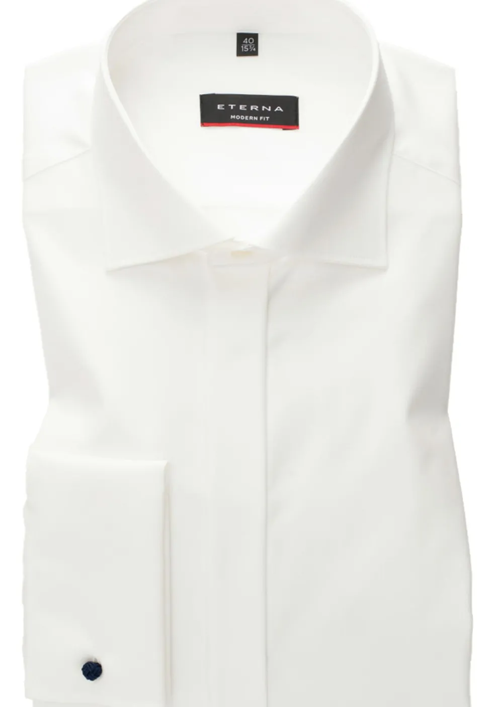 ETERNA modern fit overhemd, twill, ecru