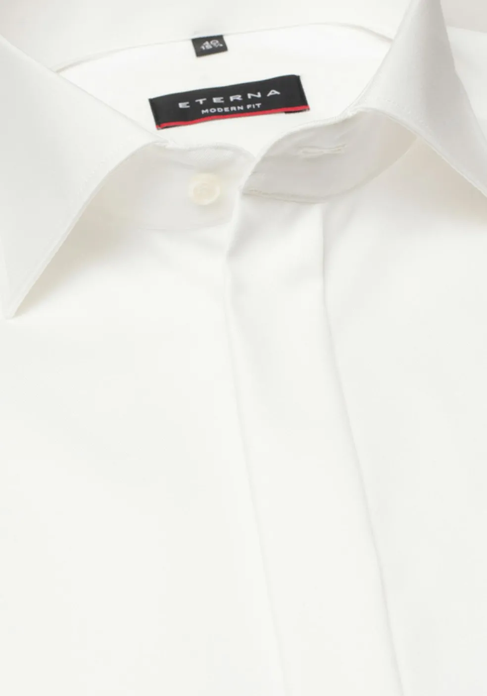 ETERNA modern fit overhemd, twill, ecru