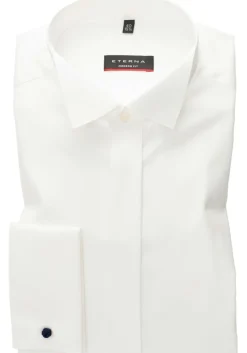 ETERNA modern fit overhemd, twill, ecru