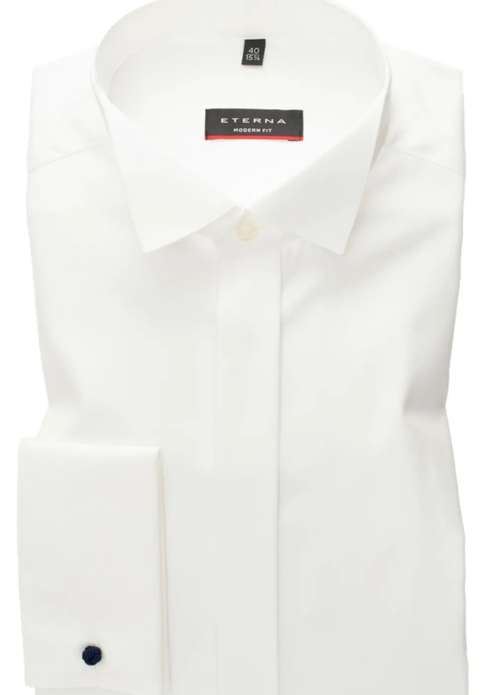 ETERNA modern fit overhemd, twill, ecru