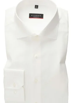 ETERNA modern fit overhemd, twill, ecru