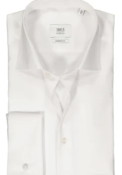 ETERNA modern fit overhemd, twill, wit