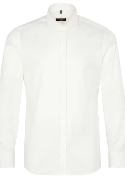 ETERNA slim fit overhemd, twill, ecru