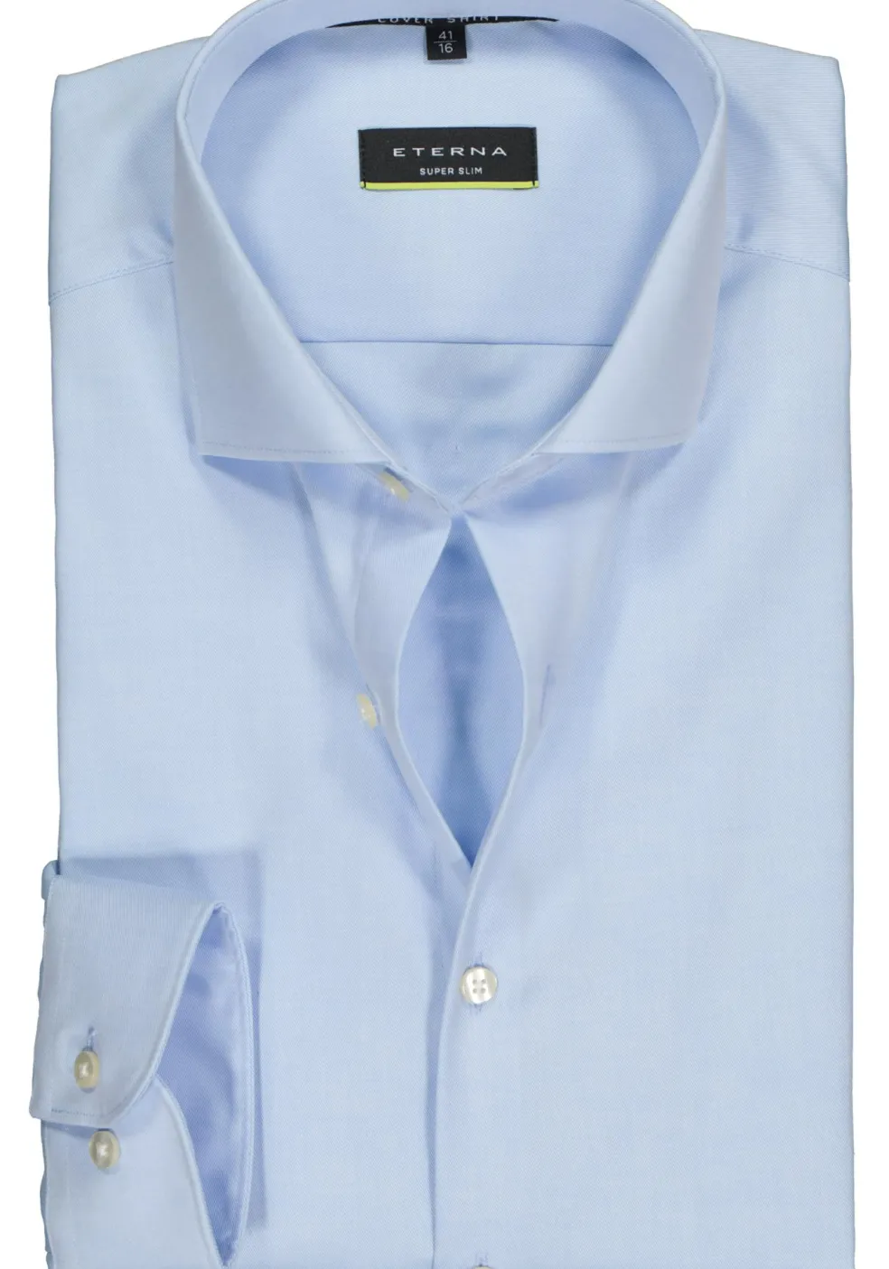 ETERNA super slim fit overhemd, niet doorschijnend twill, lichtblauw