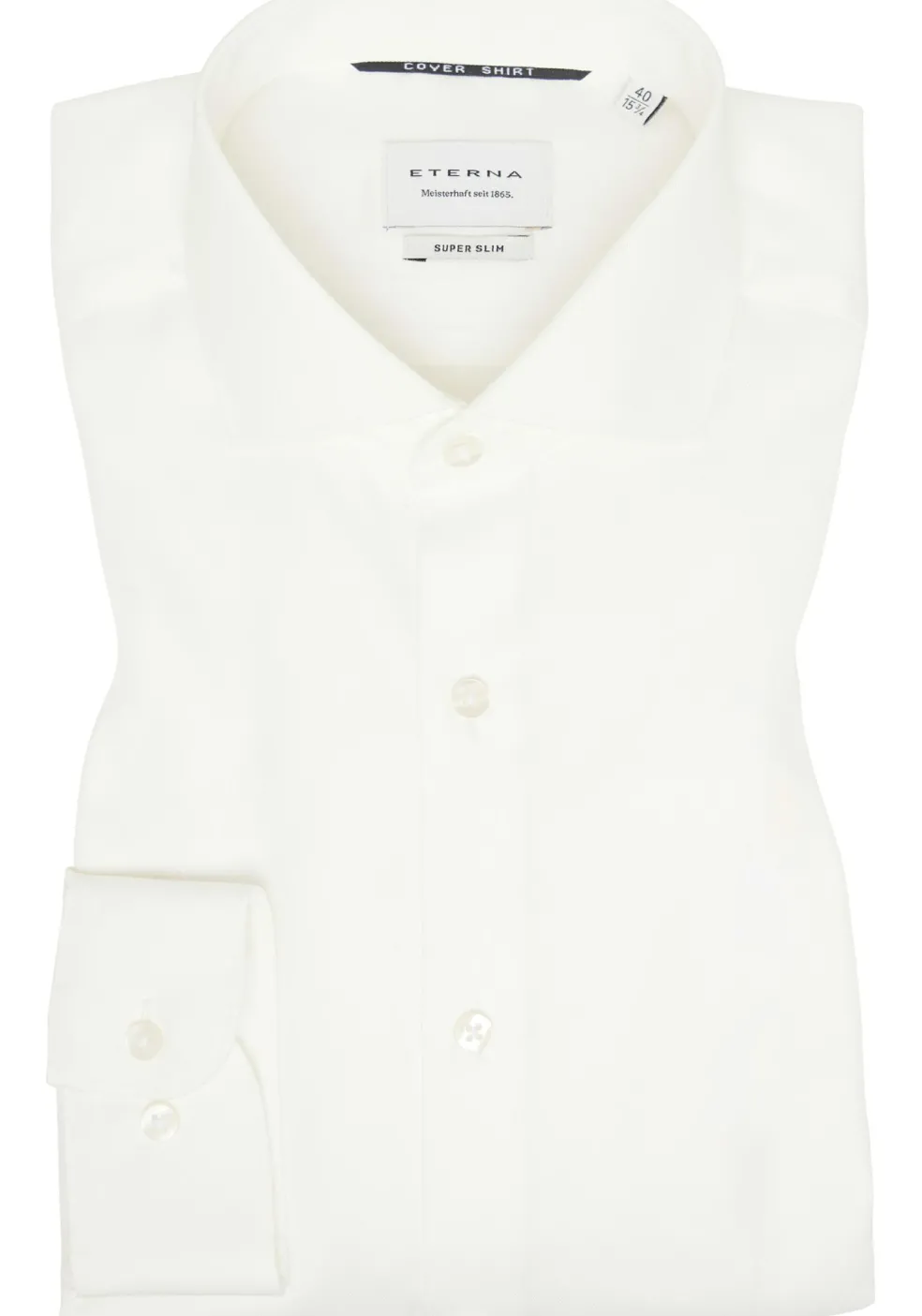 ETERNA super slim fit overhemd, twill, ecru