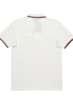 Fred Perry M3600 polo twin tipped shirt, heren polo White / Bright Red / Navy