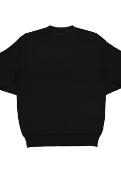 Fred Perry O-hals trui wol, zwart