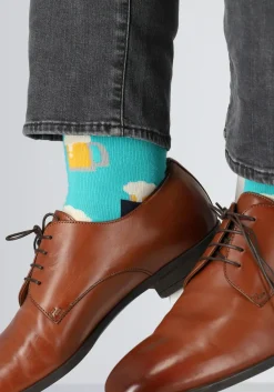Funday Socks Giftset unisex sokken (4-pack), Beer and party food