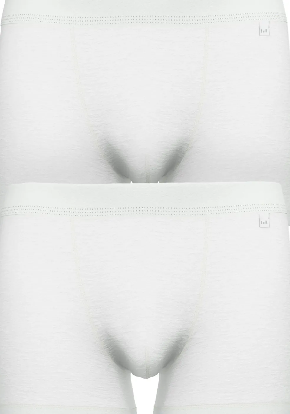 Gotzburg heren boxer normale lengte (2-pack), wit