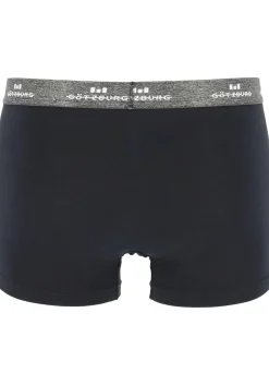 Gotzburg heren boxers (2-pack), normale lengte, zwart